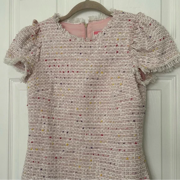 Kate Spade Flutter Sleeve Tweed Dress - Picture 4 of 14